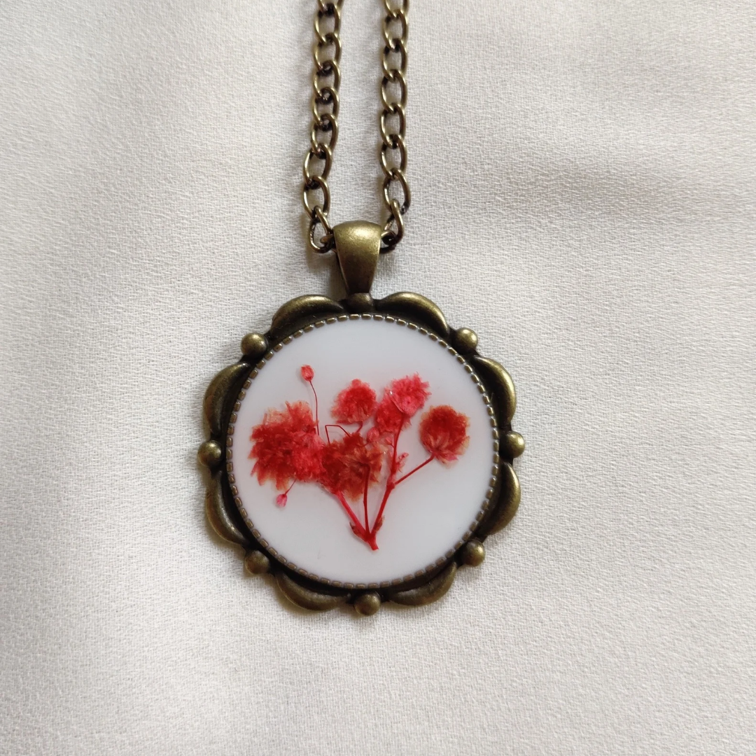 Pink gypsy vintage locket