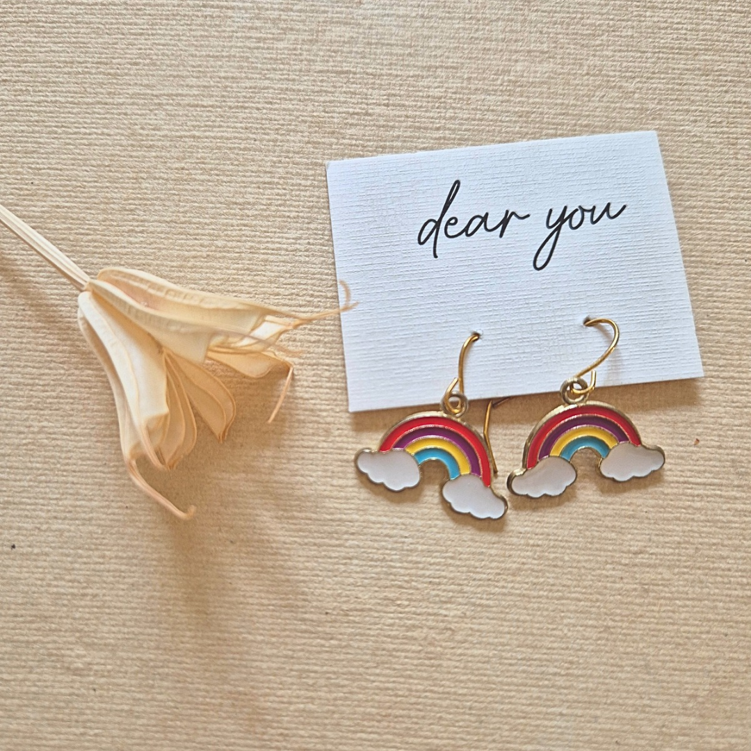 Rainbow earrings
