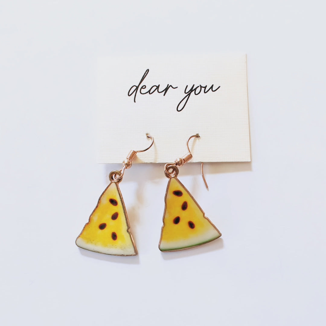 Watermelon earrings