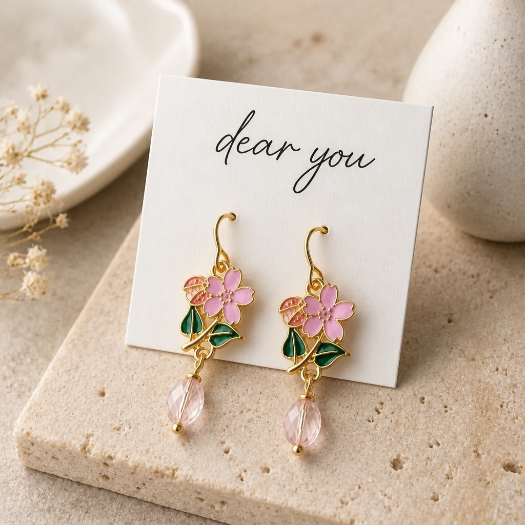 Sakura earrings