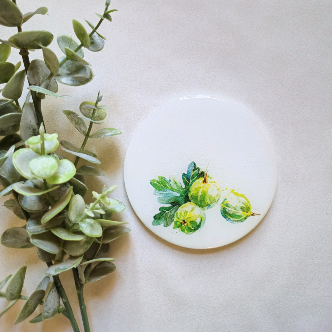 Fruits resin coasters