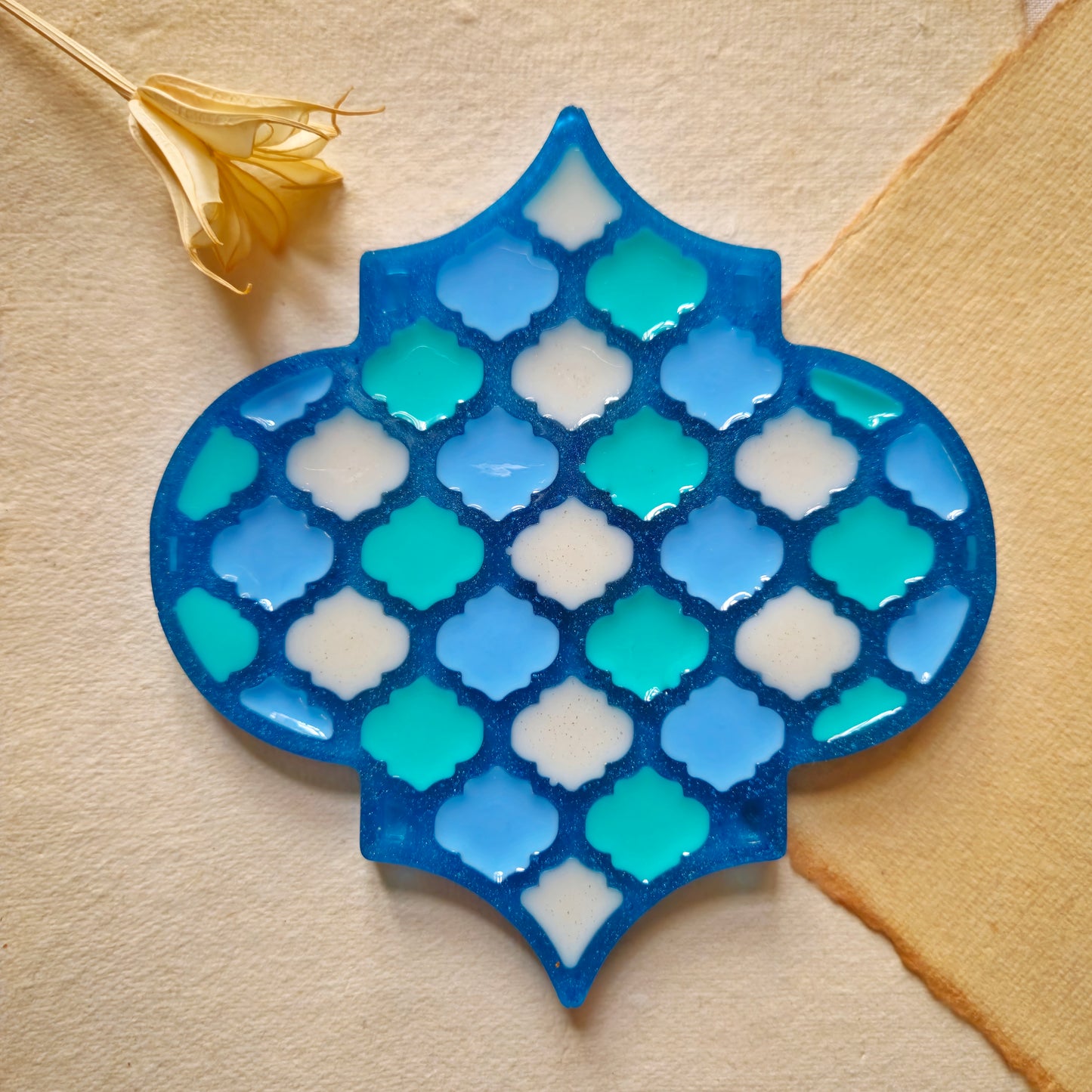 Moroccan resin coasters