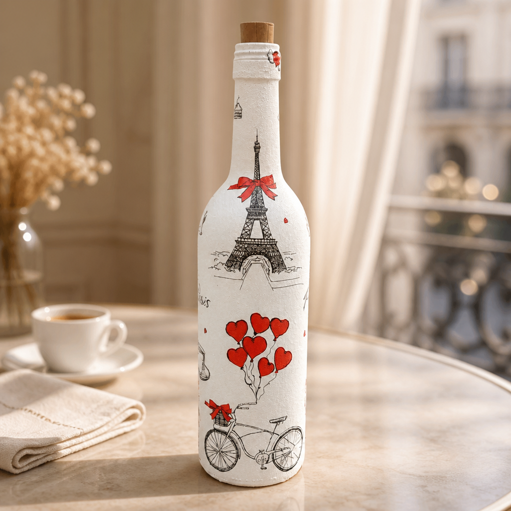 Paris dream bottle art