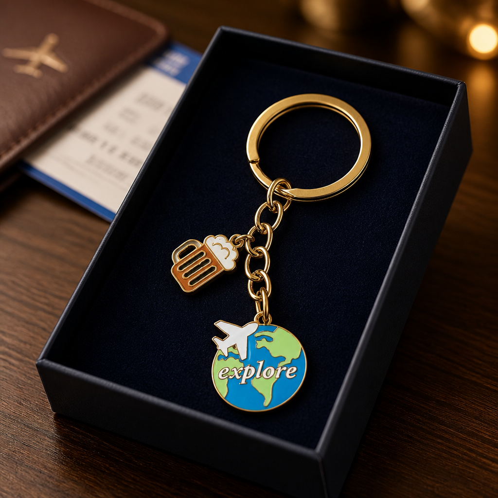 World traveler keyring