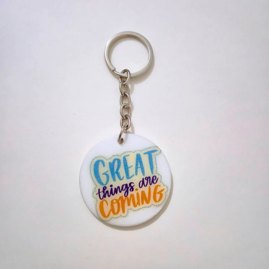 Just breathe keyring