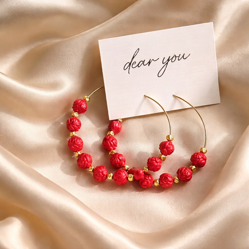 Gulaab hoops