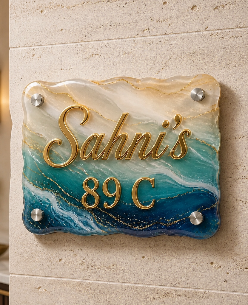 Resin Nameplate 6
