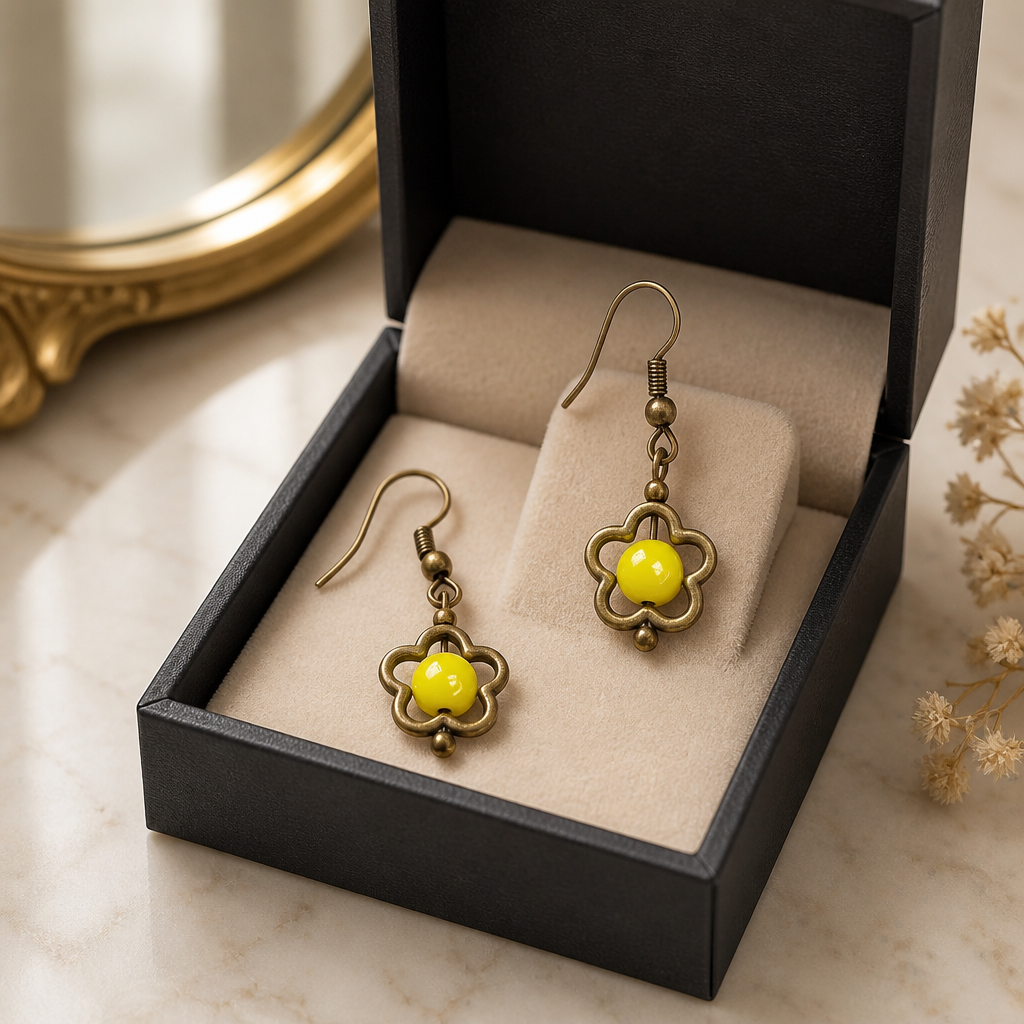 Vintage bloom earrings