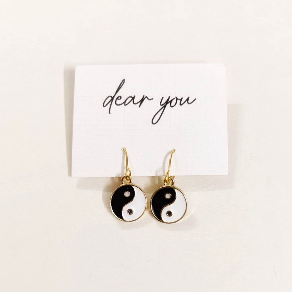 Yin and Yang earrings