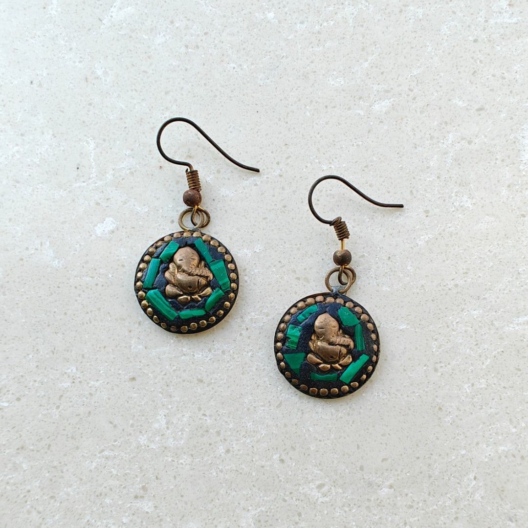 Ganpati earrings