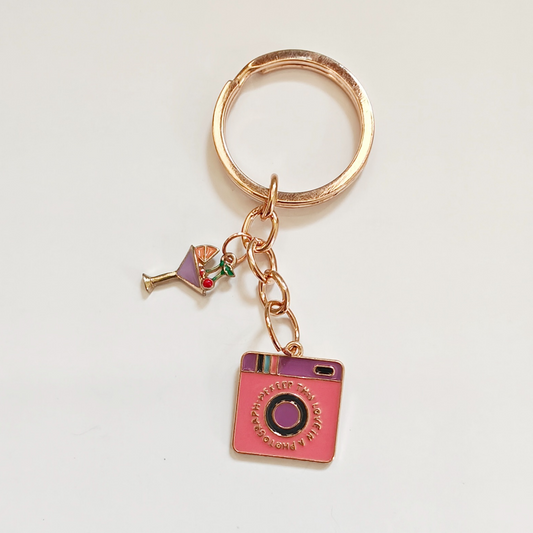 Insta queen keyring