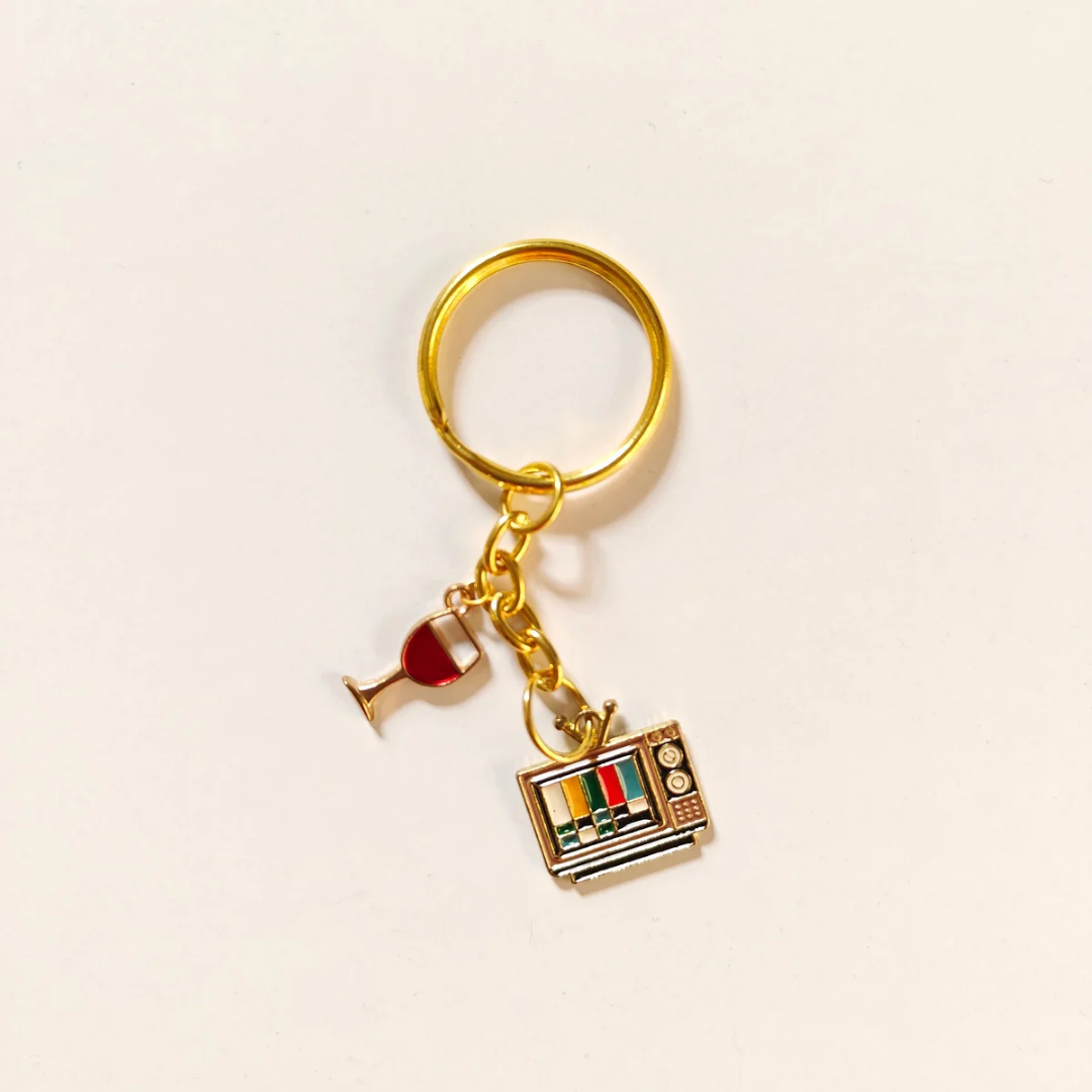 Netflix n chill keyring