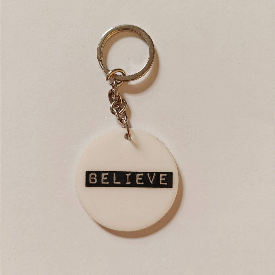 Believe keyring