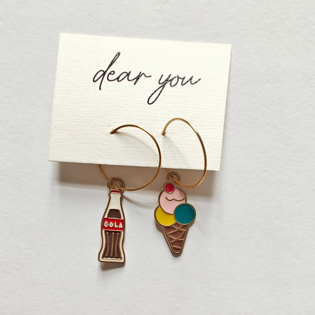 Campa cola earrings