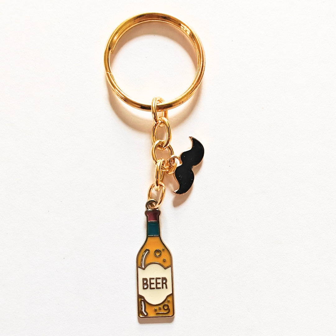 Beer chugger keyring