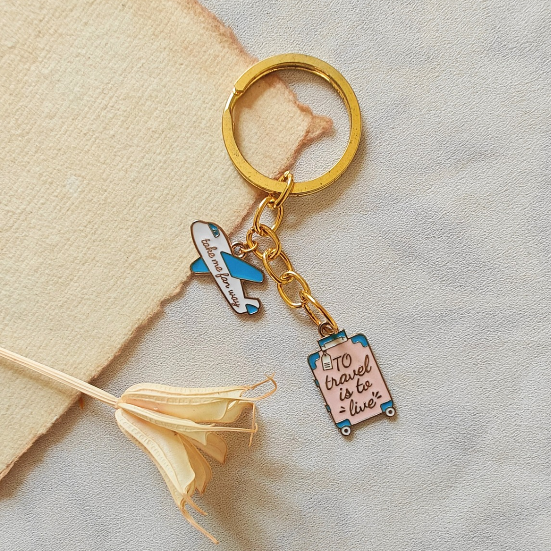 Wanderlust keyring