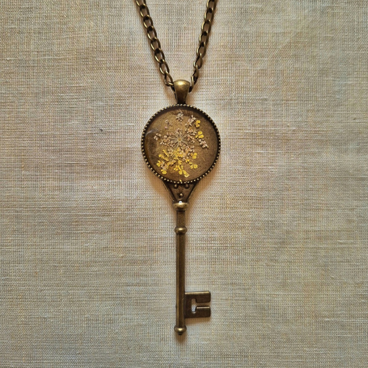 Vintage key locket