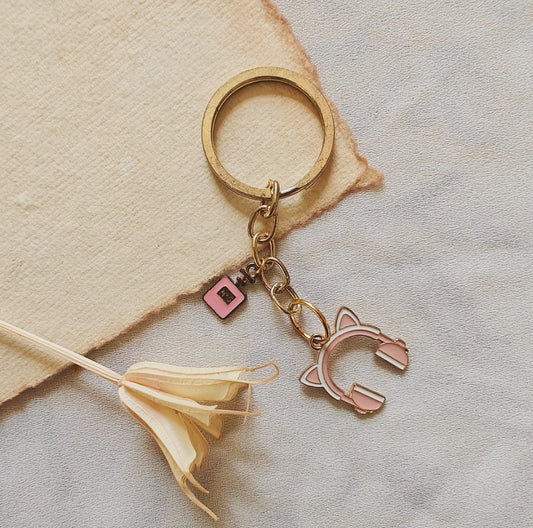 Barbiecore keyring