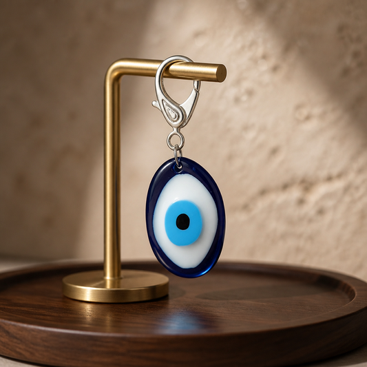 Evil eye bag charm