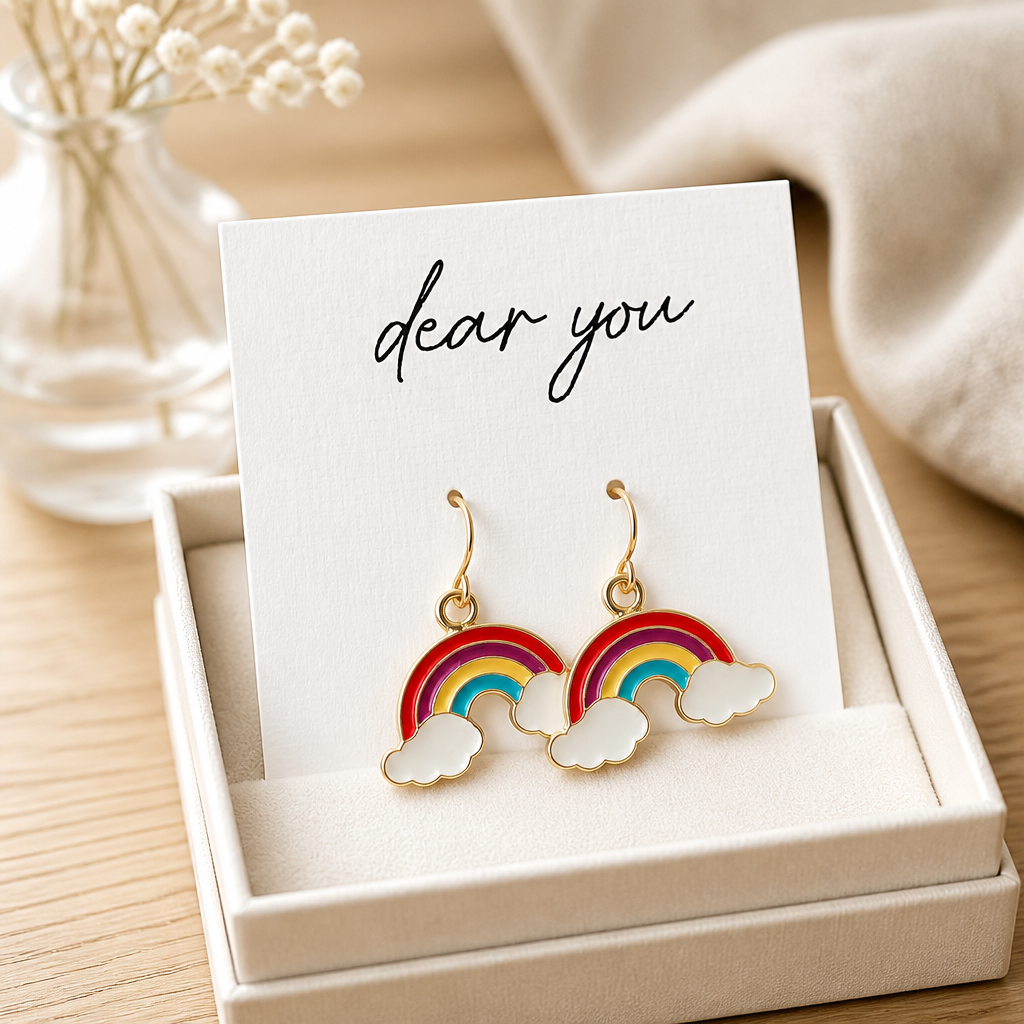 Rainbow earrings