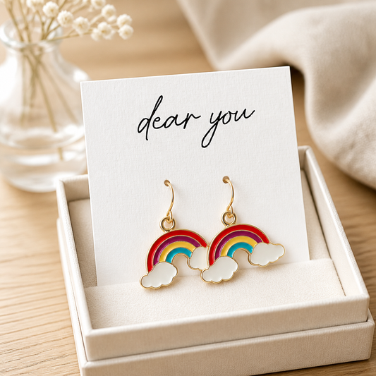 Rainbow earrings