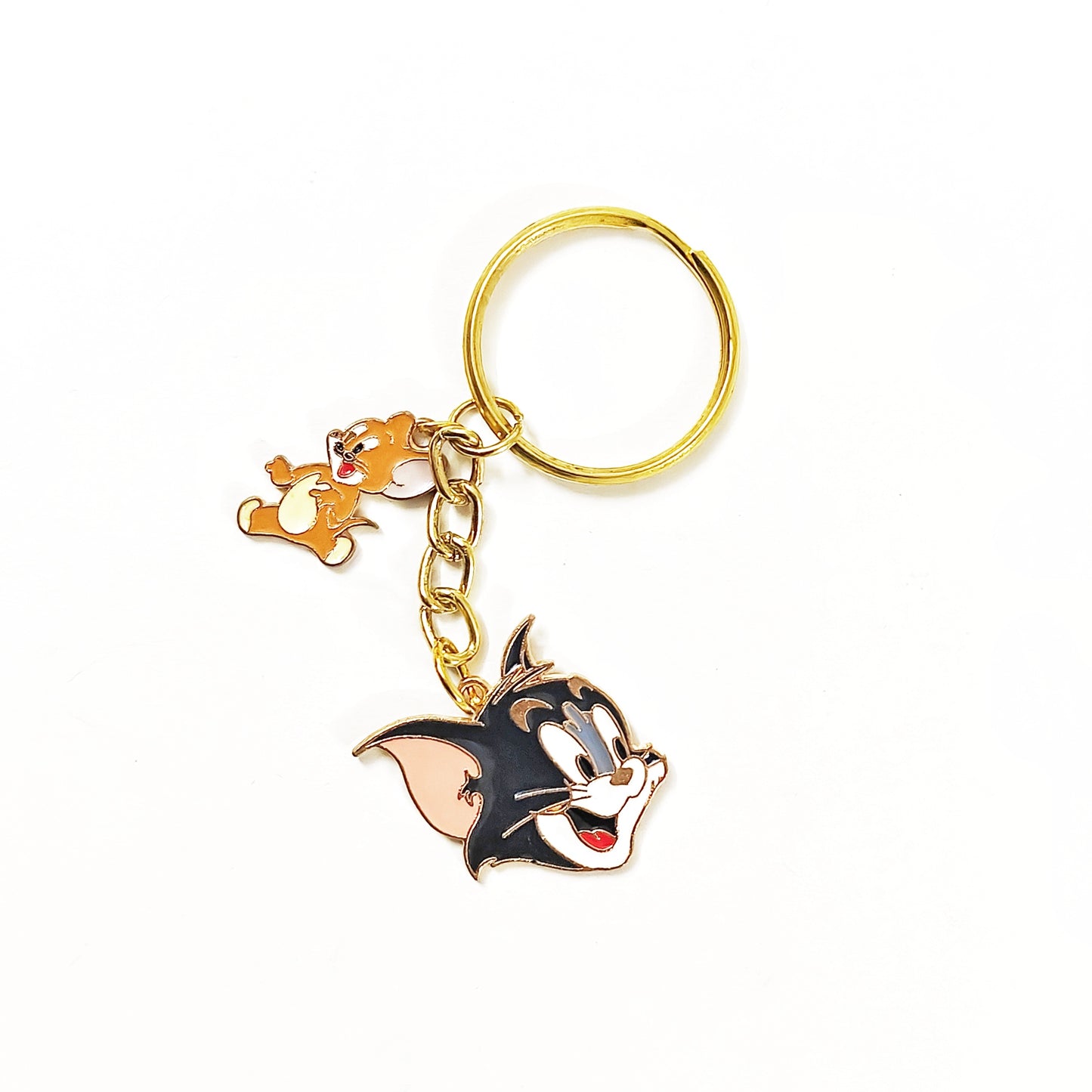 Tom & Jerry keyring