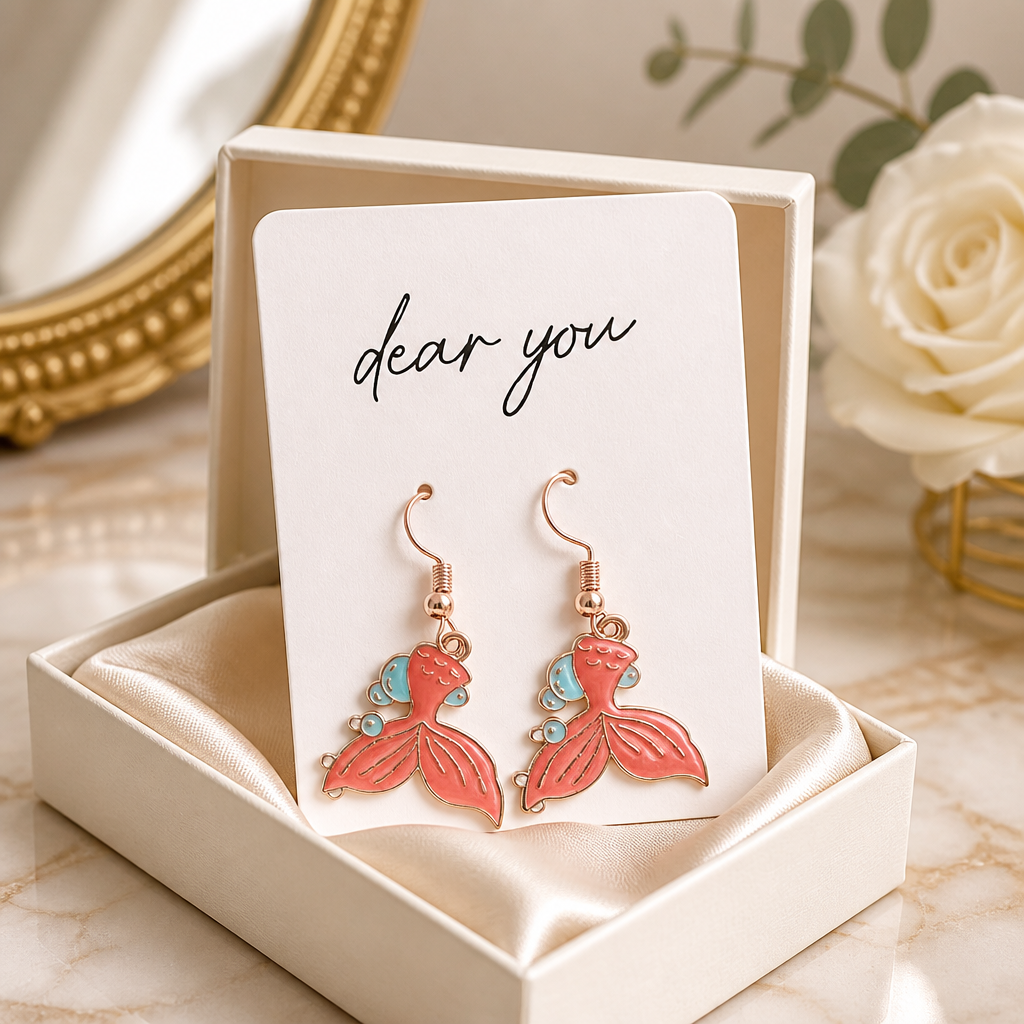 Mermaid earrings