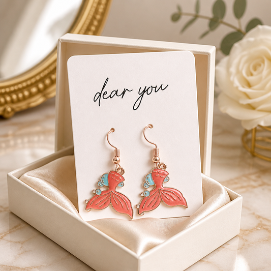 Mermaid earrings