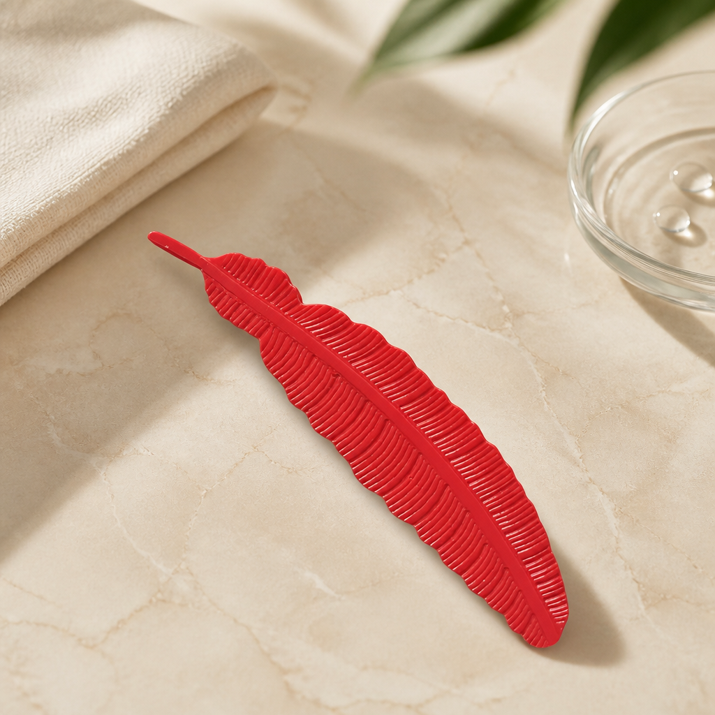 Pastel feather bookmark