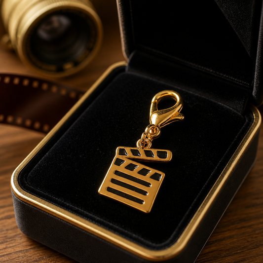 Cinephile wallet charm