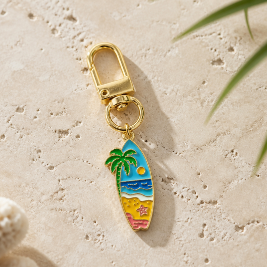 Surfboard bag charm