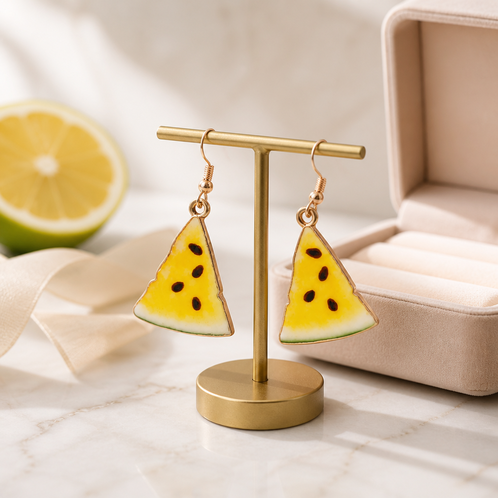 Watermelon earrings