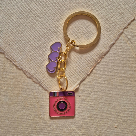 Photography lover keyring