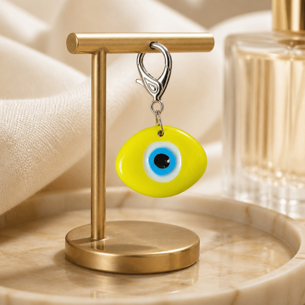 Evil eye bag charm