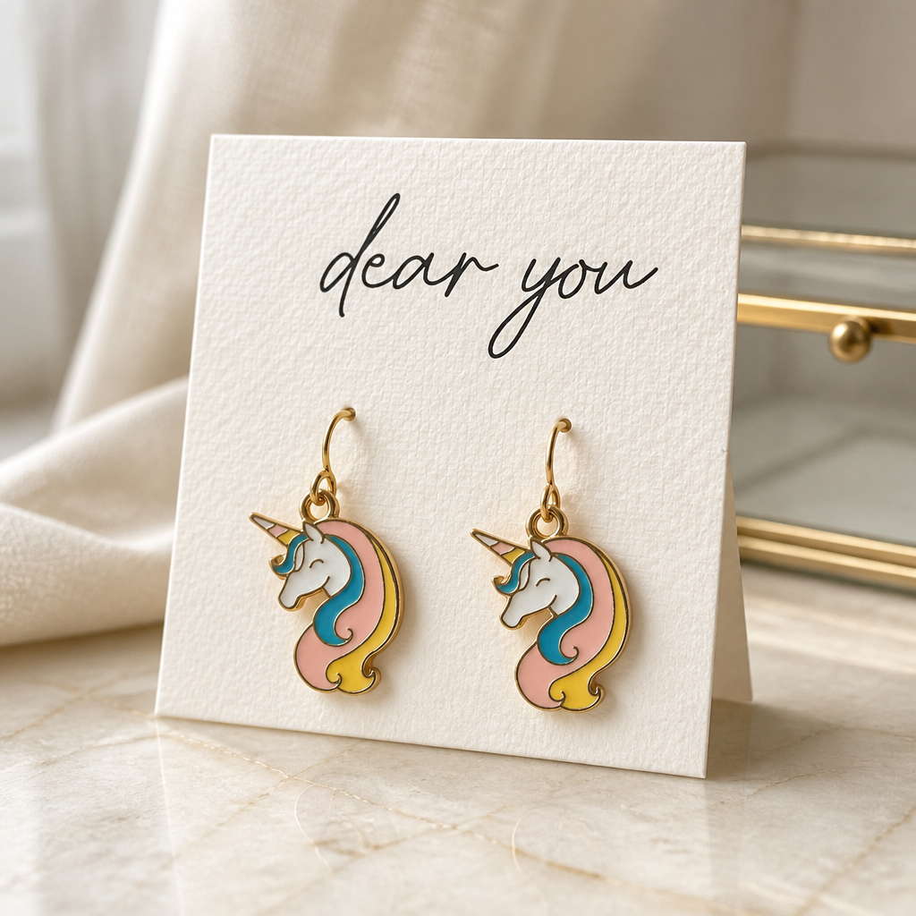 Unicorn earrings