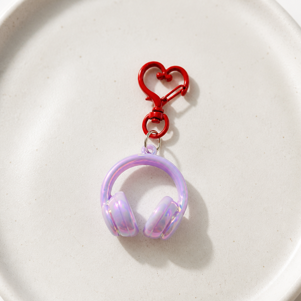Headphones bag charm