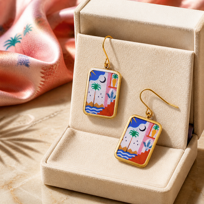 European summer earrings