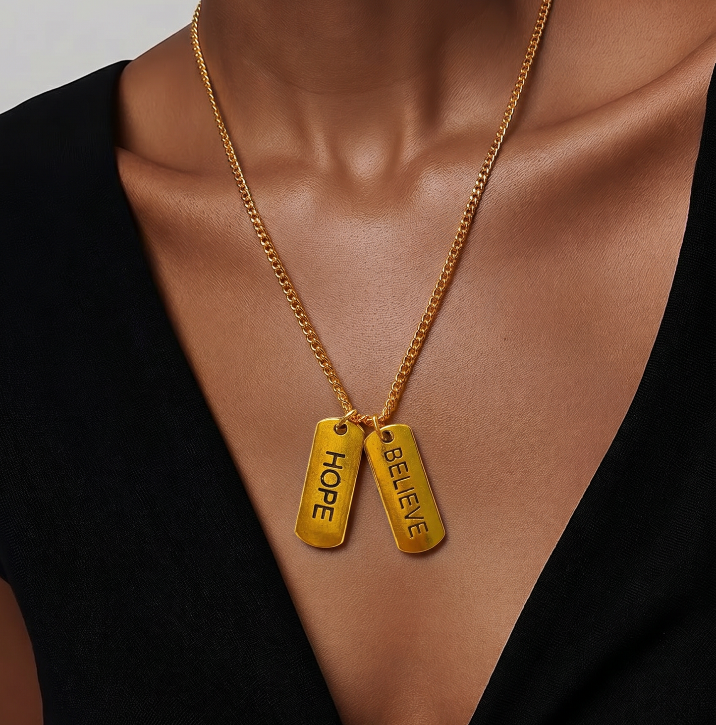 Believe + Hope locket