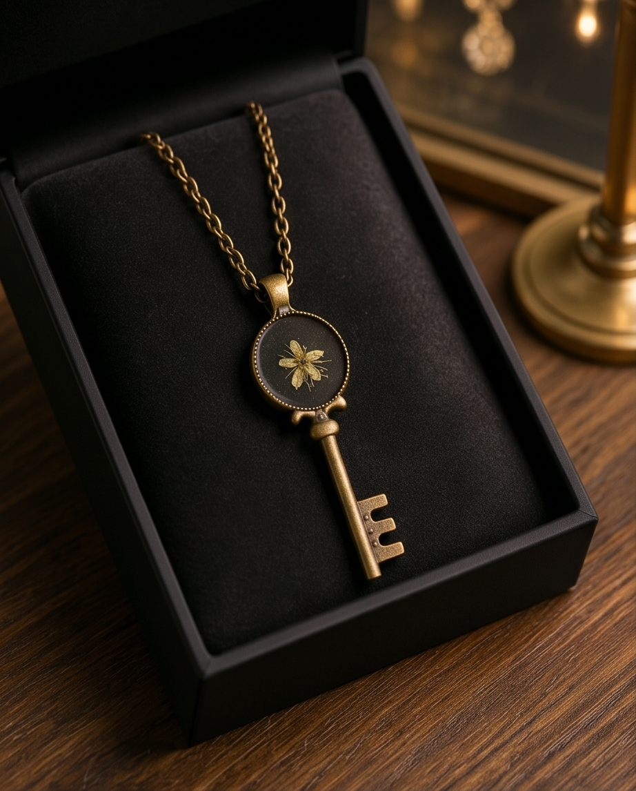 Moringa vintage key locket