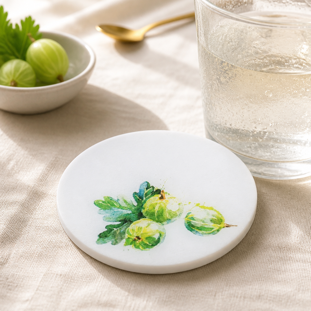 Fruits resin coasters