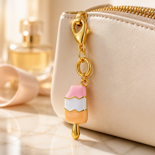 Ice cream bag charm
