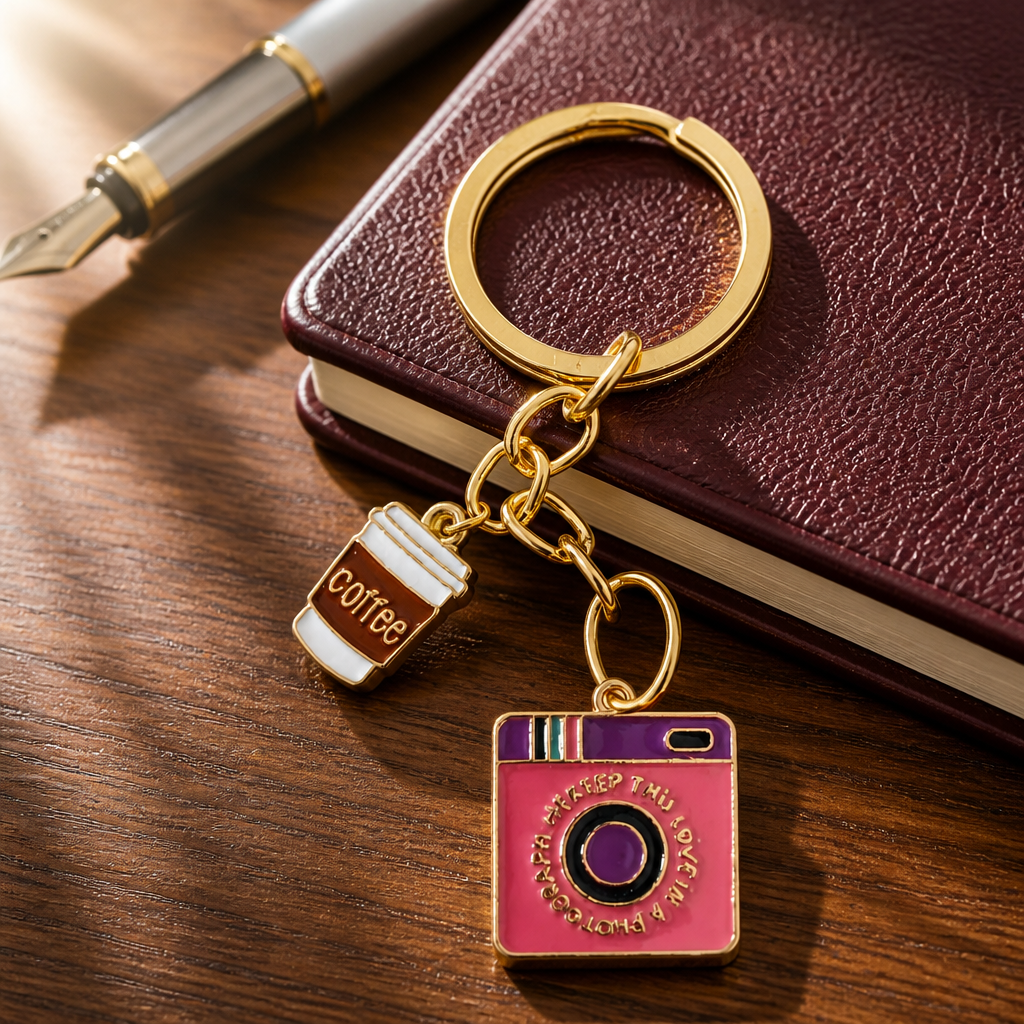 Insta girl keyring