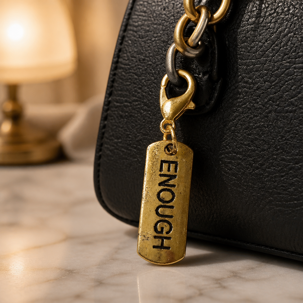 Enough wallet charm