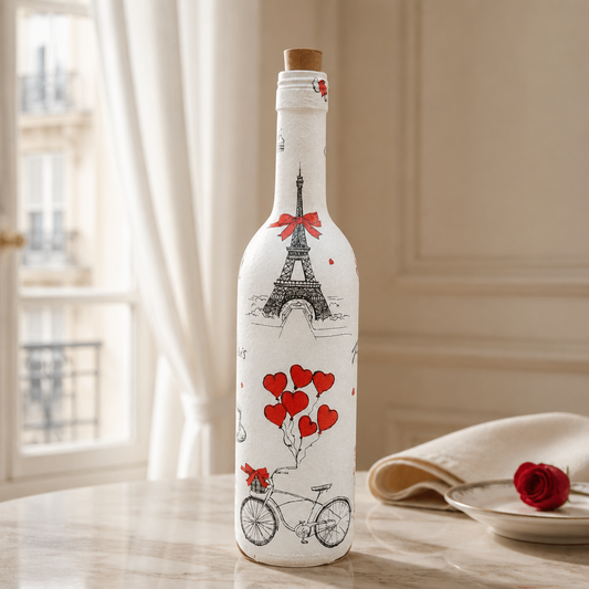 Paris dream bottle art