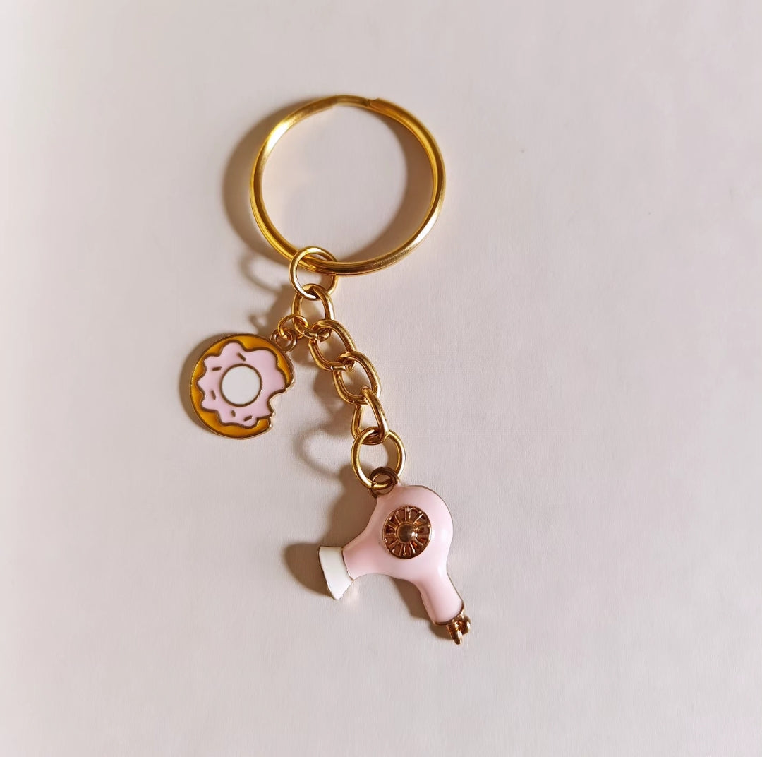 Barbiecore keyring