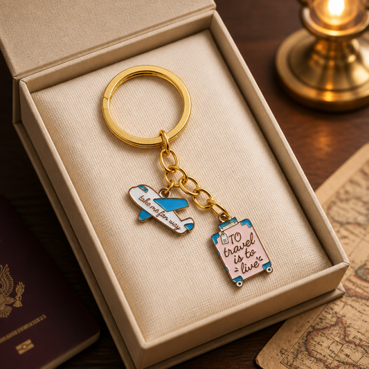 Wanderlust keyring