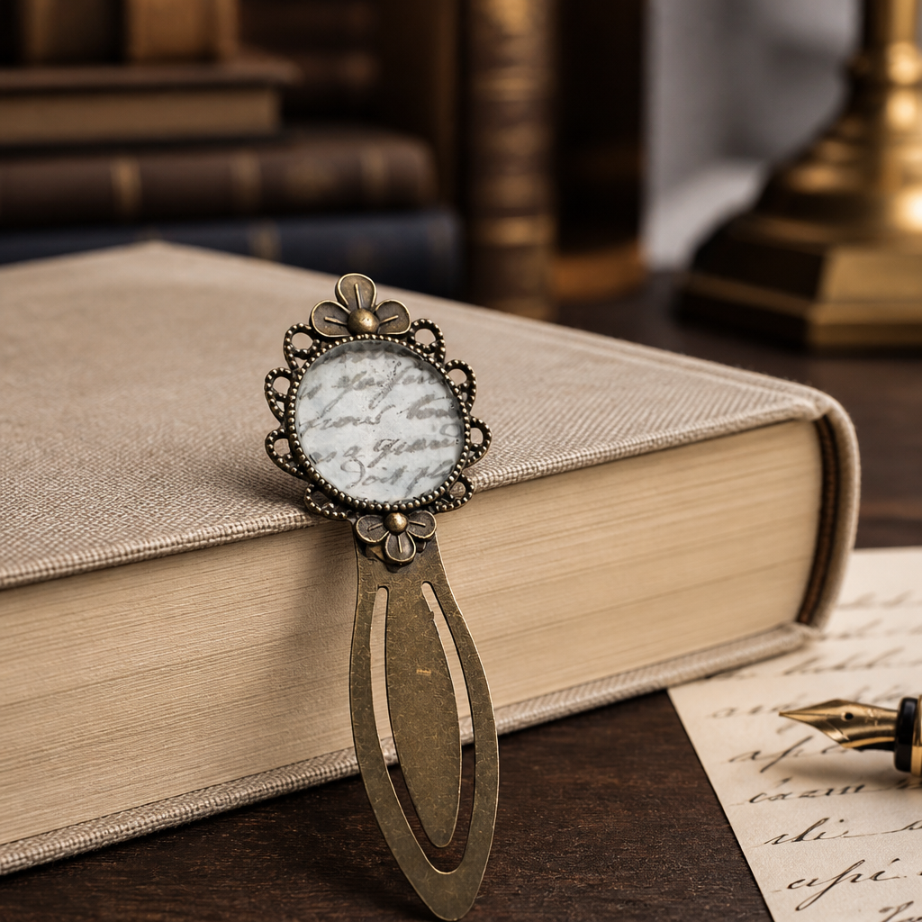 Calligraphy vintage bookmark