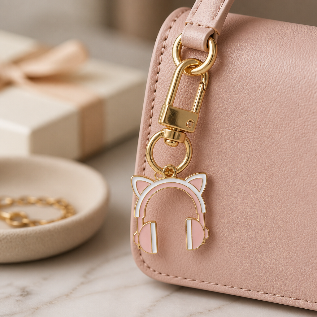 Headphones bag charm