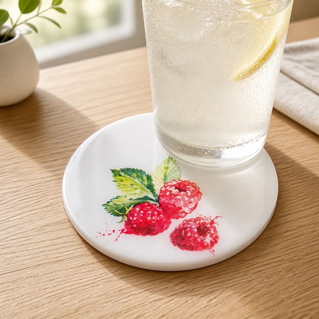 Fruits resin coasters
