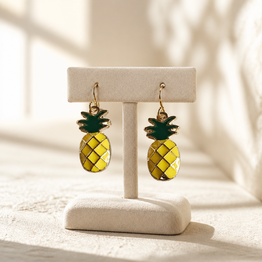 Pineapple earrings